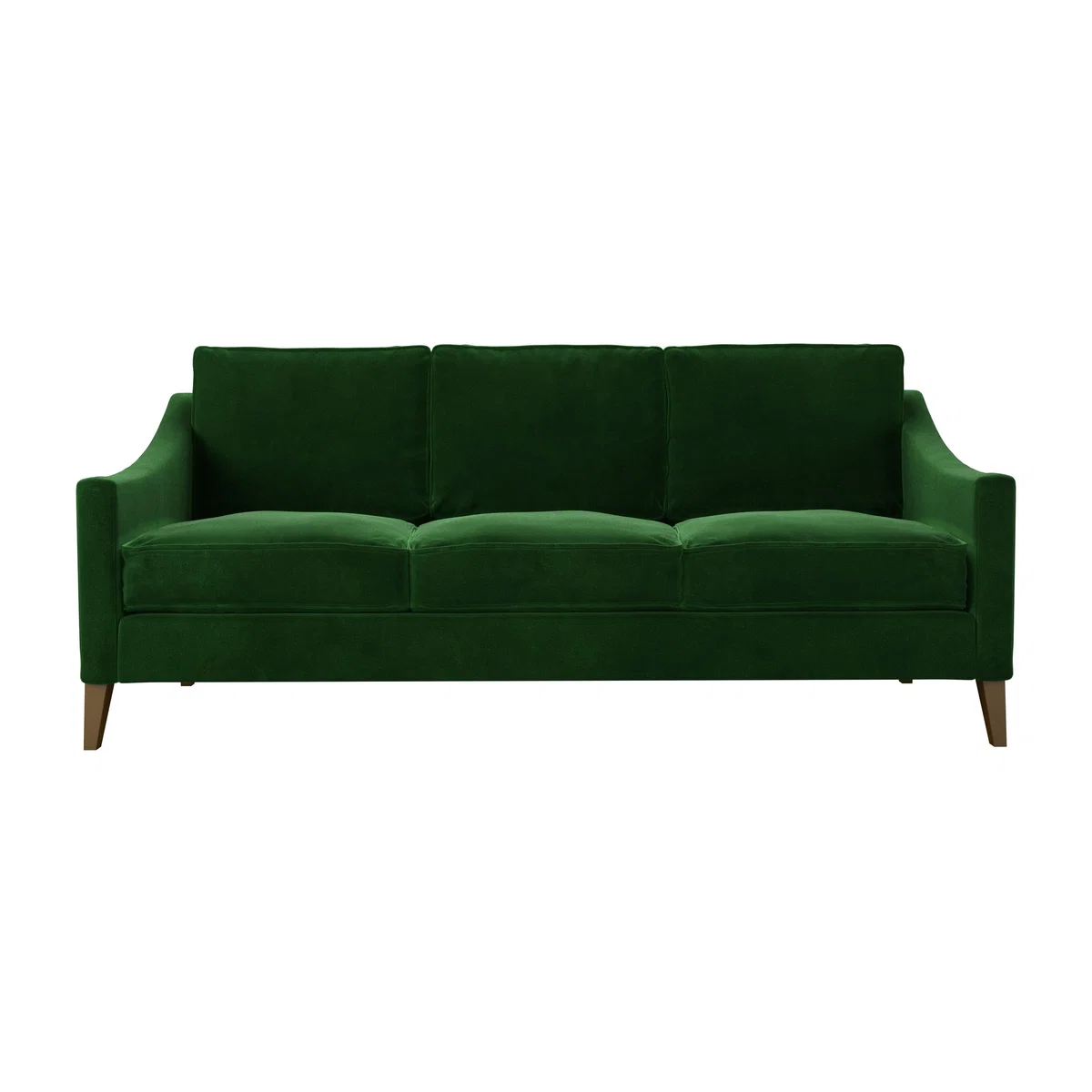 Iggy 3 Seat Sofa in Putting Green Aquaclean Clever Velvet – image 1