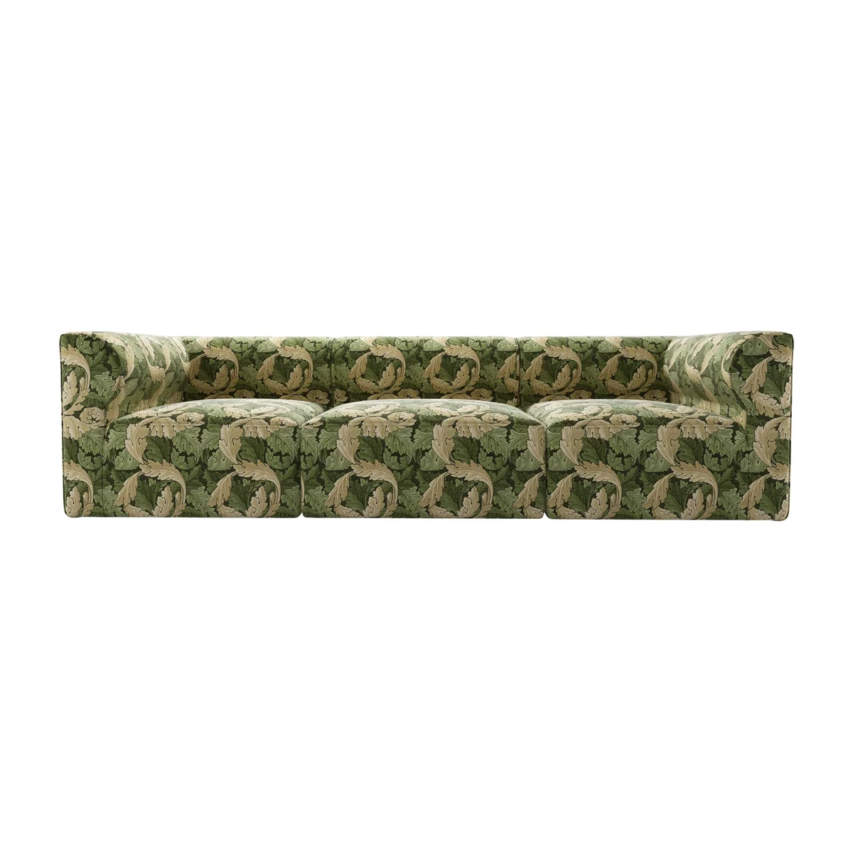 Cohen 3 Seat Sofa in Acanthus Velvet Nettle – image 1