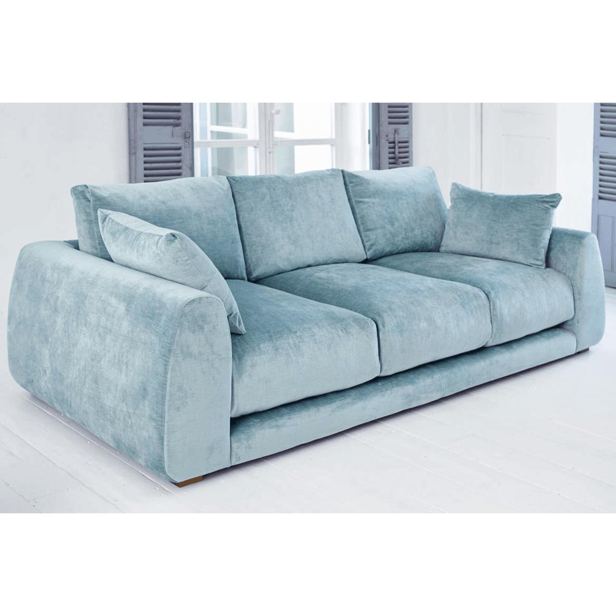 Carmel 3 Seat Sofa in Mineral Mist Speckled Chenille – image 3