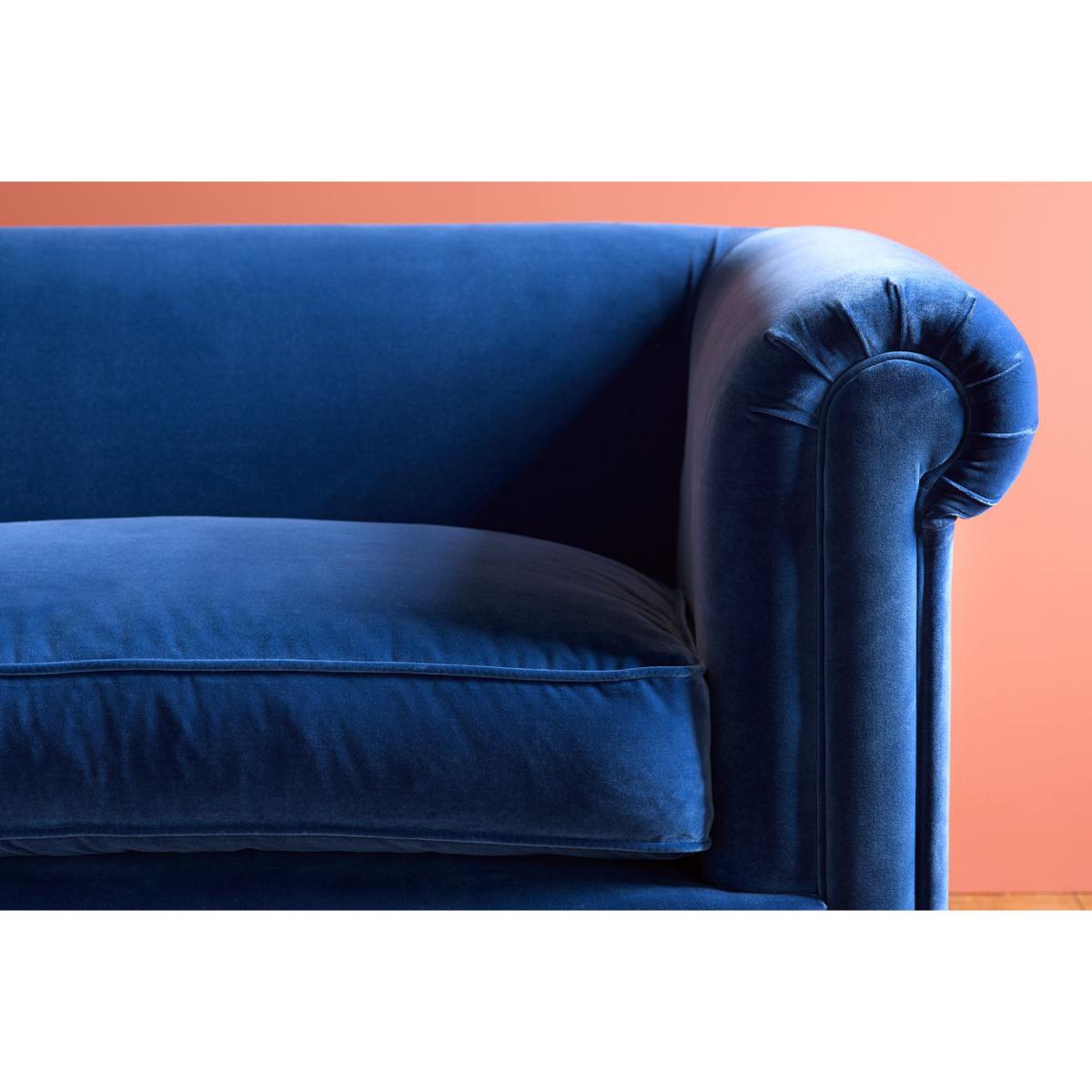 Patrick Unbuttoned 3 Seat Sofa in Chantilly Aquaclean Clever Chenille – image 4