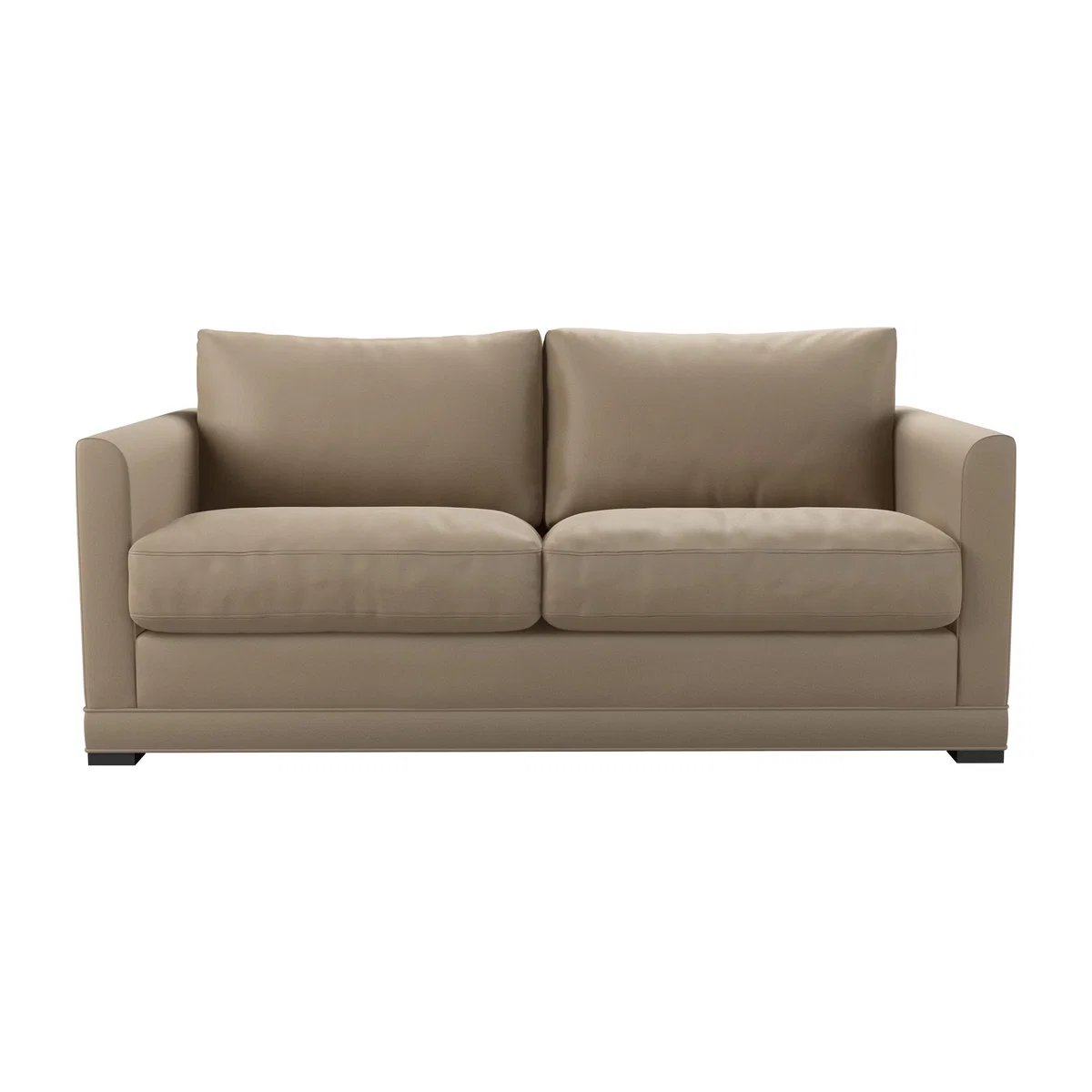 Aissa 2.5 Seat Sofa (breaks down) in Coconut Soft Leather - sofa.com