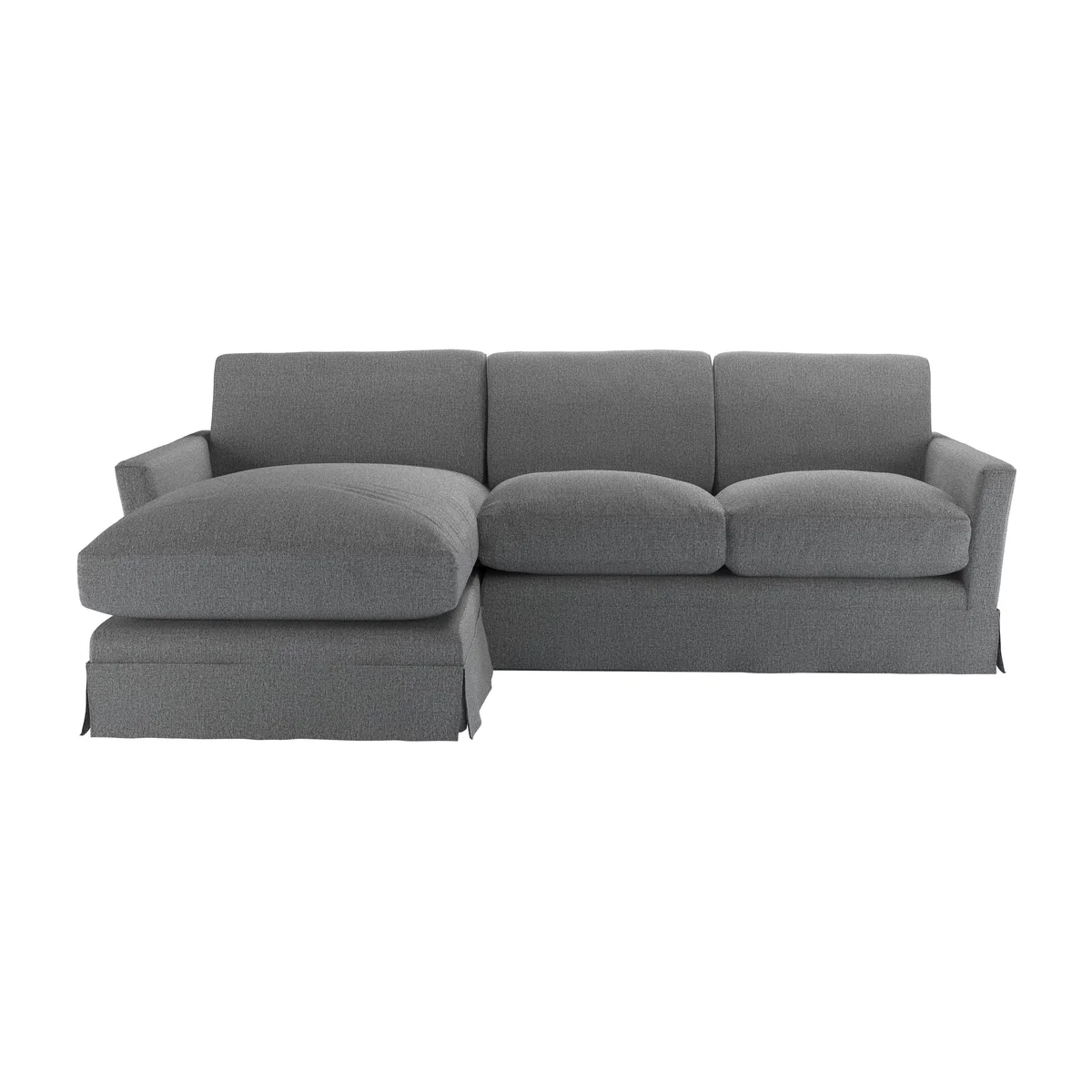 Otto Medium LHF Chaise Sofa in Harbour Grey Whitstable - sofa.com