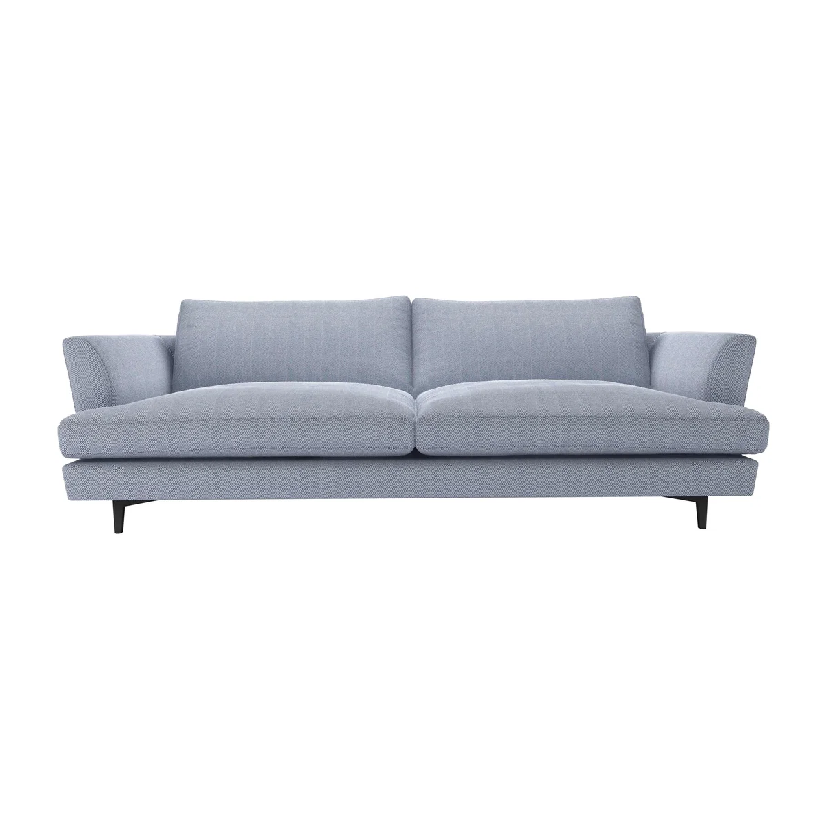Lars 3 seat sofa in Uniform House Herringbone Weave – image 1