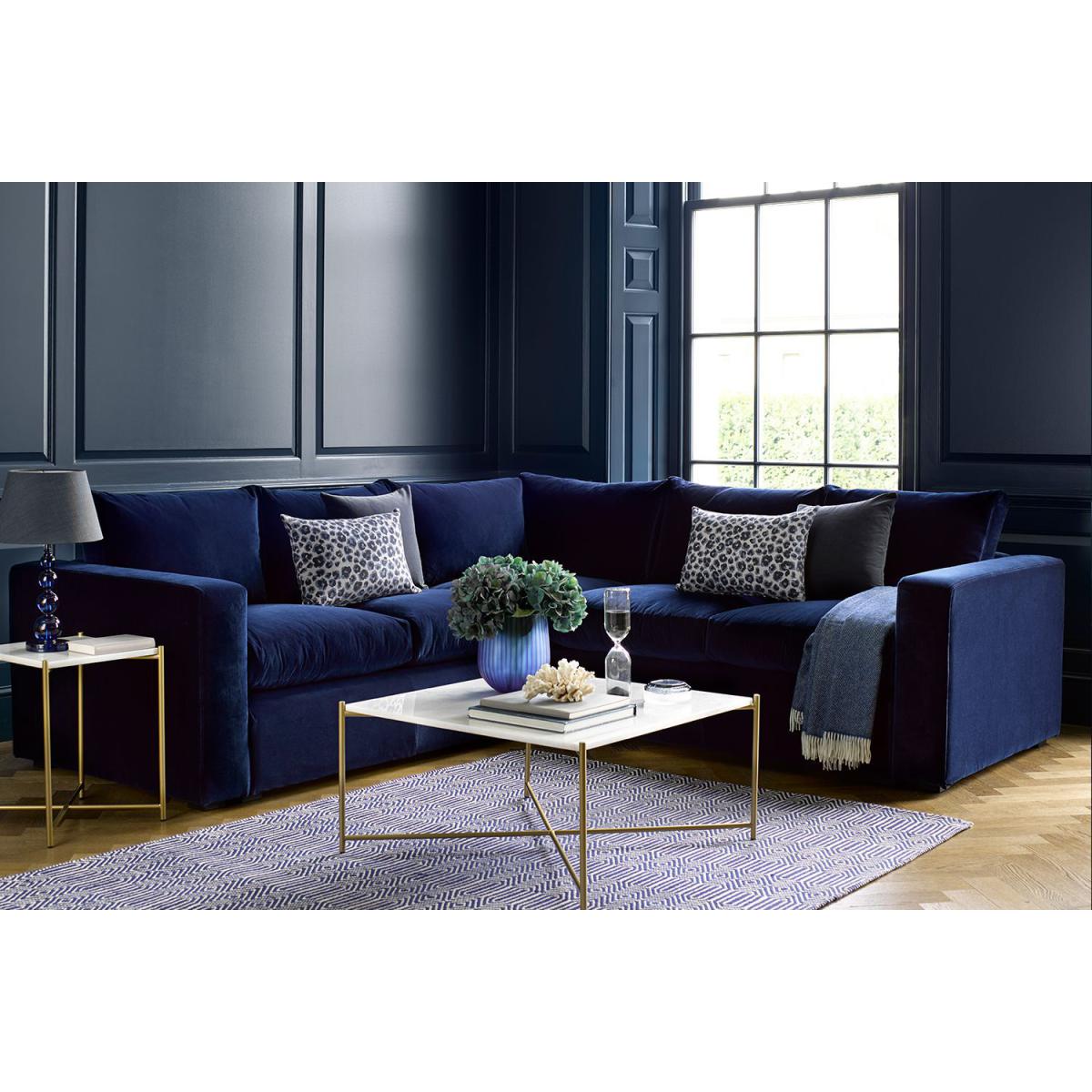 Stella 2.5 Seat Sofa (breaks down) in Hydrangea Highland Tweed - sofa.com – image 3