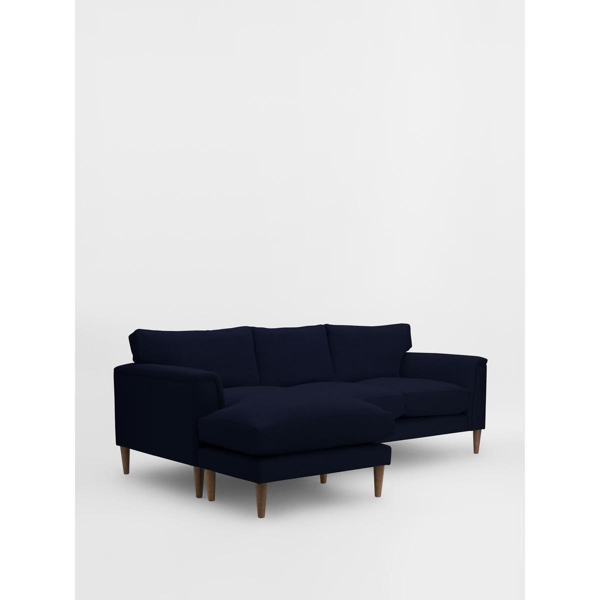 Reya Chaise-end Sofa Linen, Dark Navy – image 2