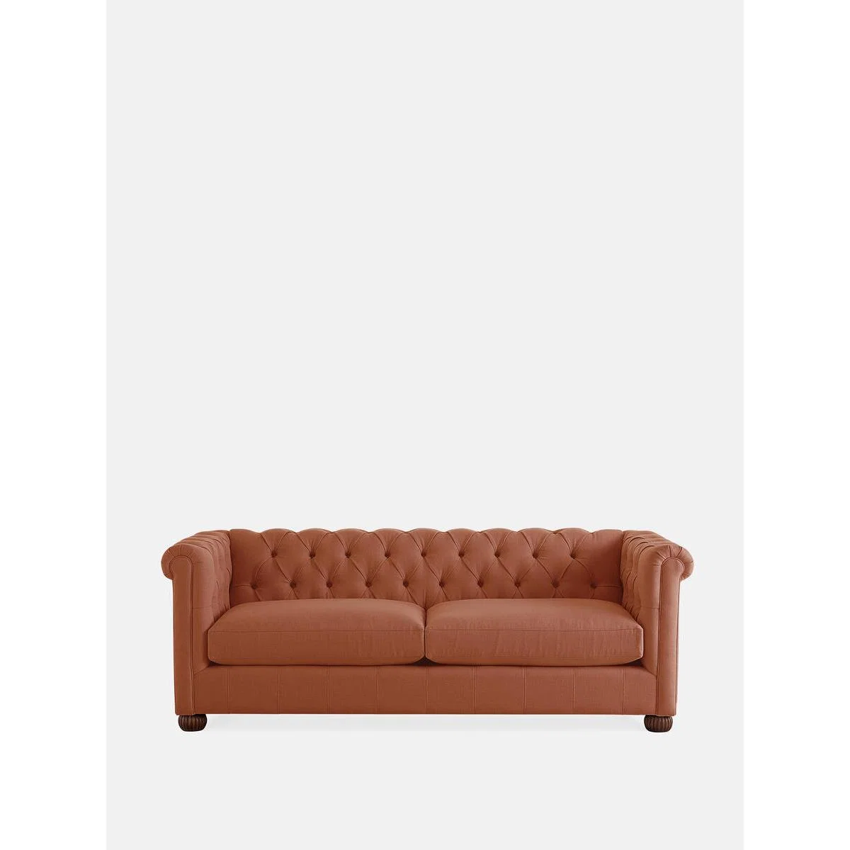 Aderyn Chesterfield 3 Seater, Linen Dahlia – image 1