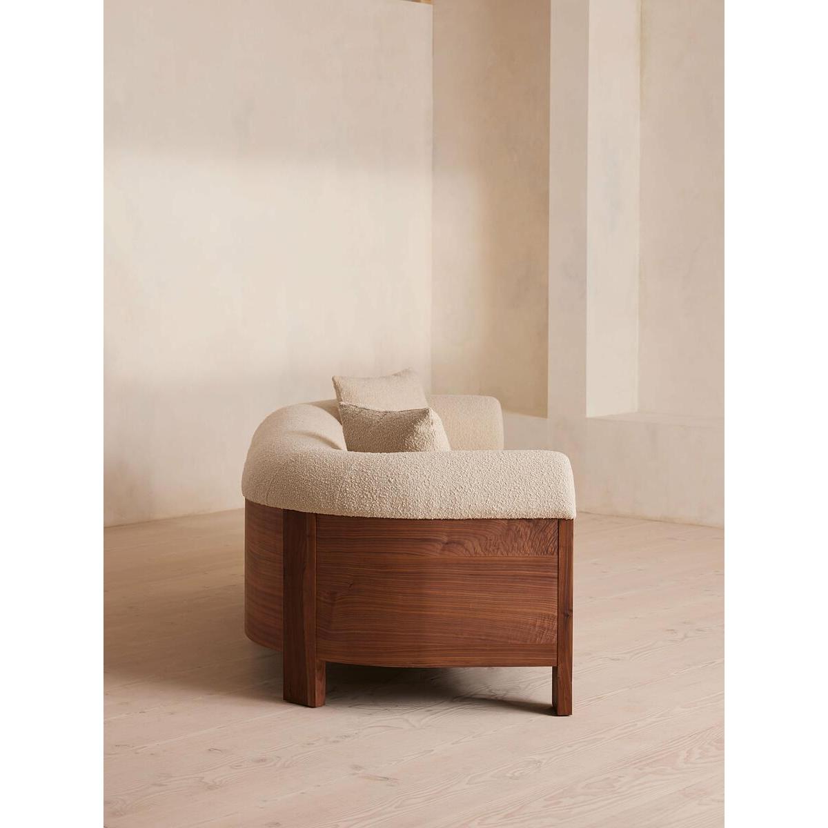 Eldon Three Seater Sofa, Walnut, Boucle – image 6
