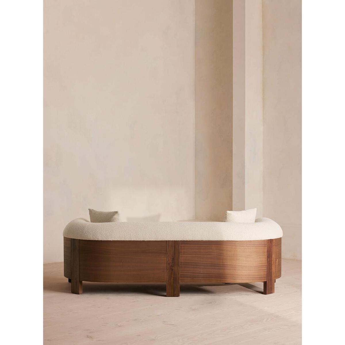 Eldon Three Seater Sofa, Walnut, Boucle – image 7