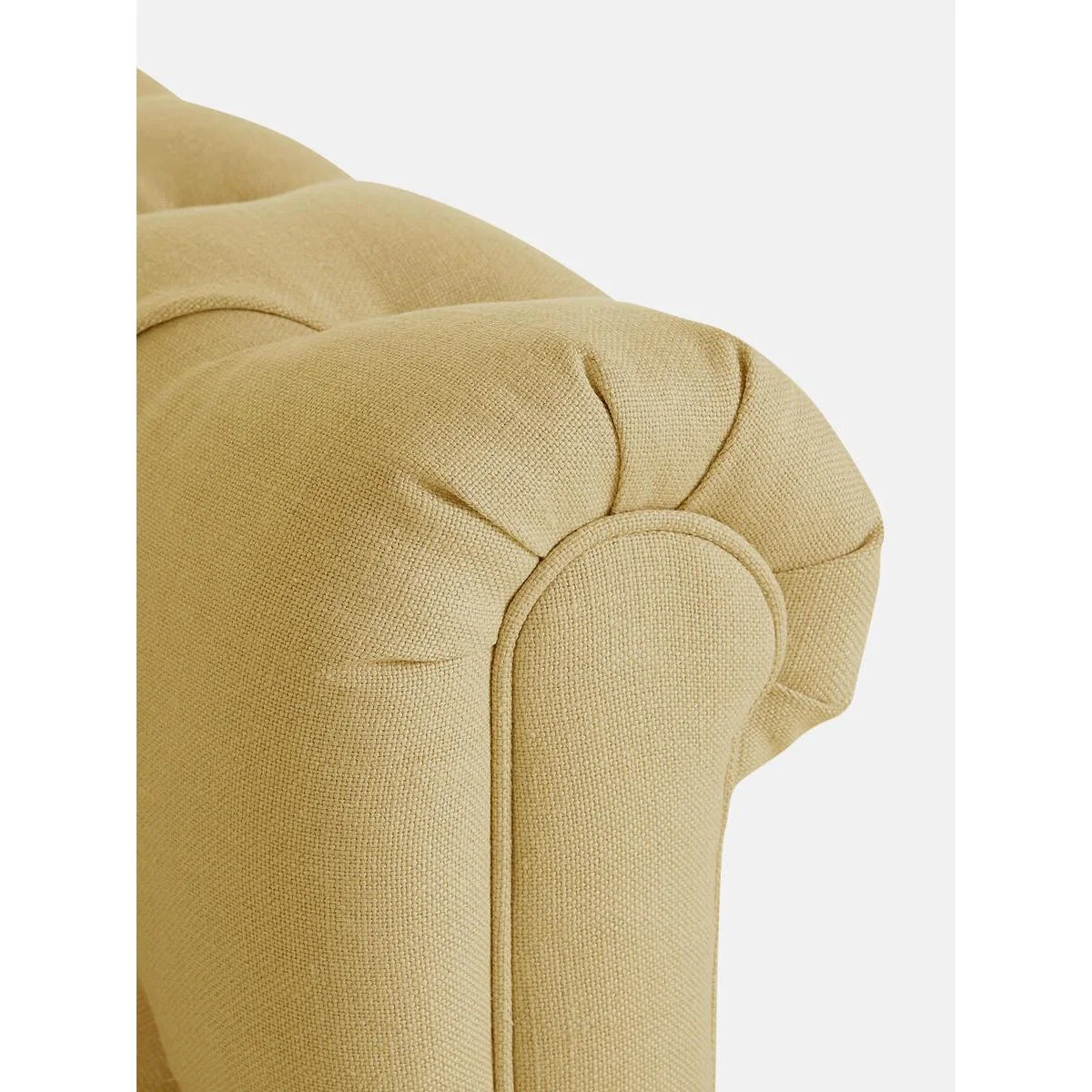 Aderyn Chesterfield 3 Seater, Linen Antelope – image 6