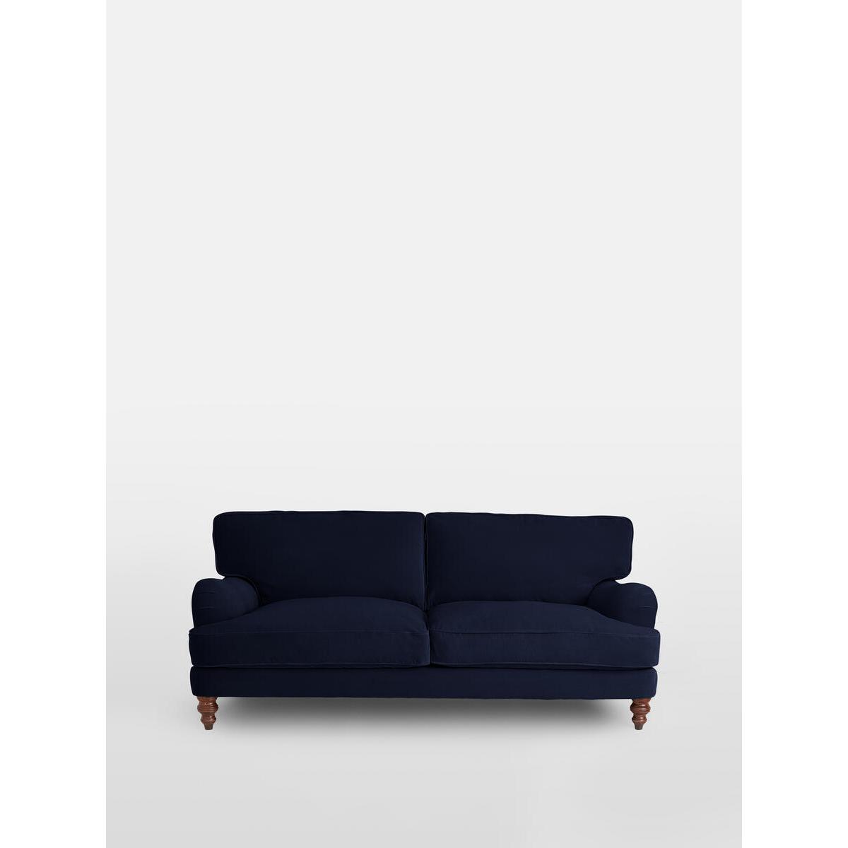 Arundel 3-Seater Sofa, Velvet Navy – image 2