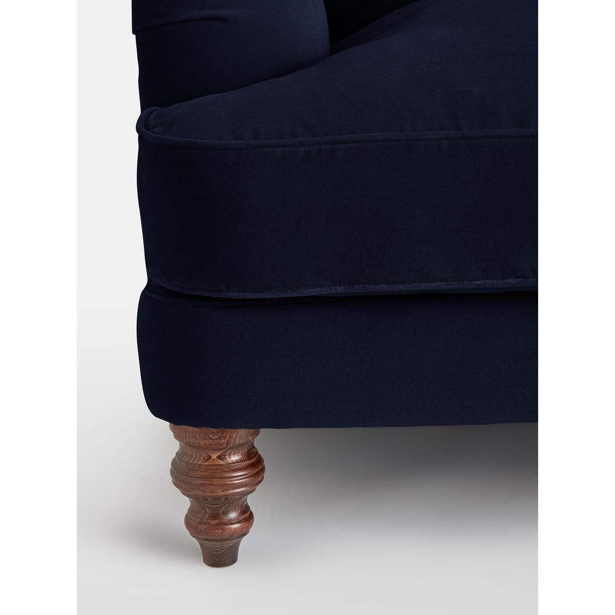 Arundel 3-Seater Sofa, Velvet Navy – image 4
