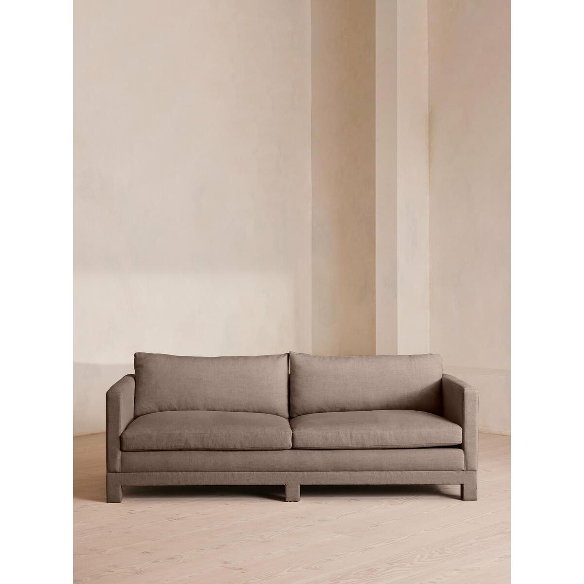 Ashford Three Seater Sofa, Linen, Mushroom – image 2