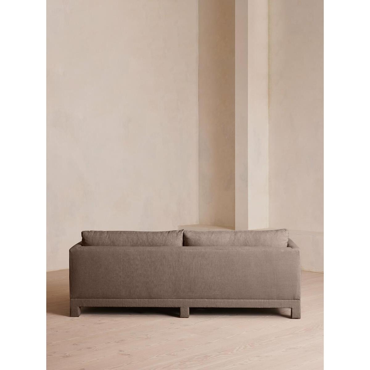 Ashford Three Seater Sofa, Linen, Mushroom – image 4