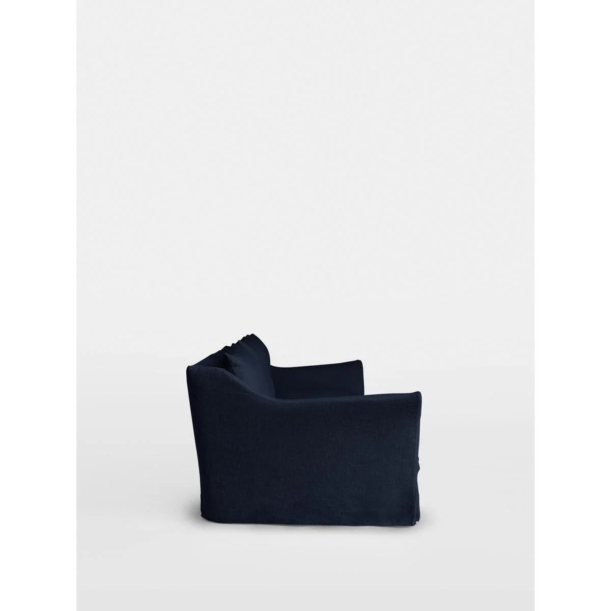 Roma 3-Seater Sofa, Linen Dark Navy – image 4