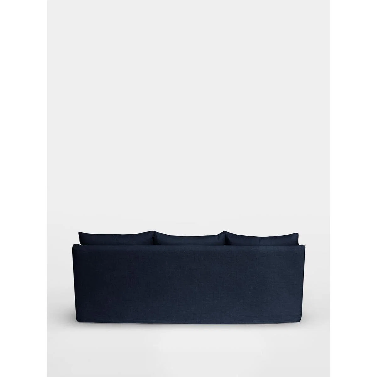 Roma 3-Seater Sofa, Linen Dark Navy – image 5