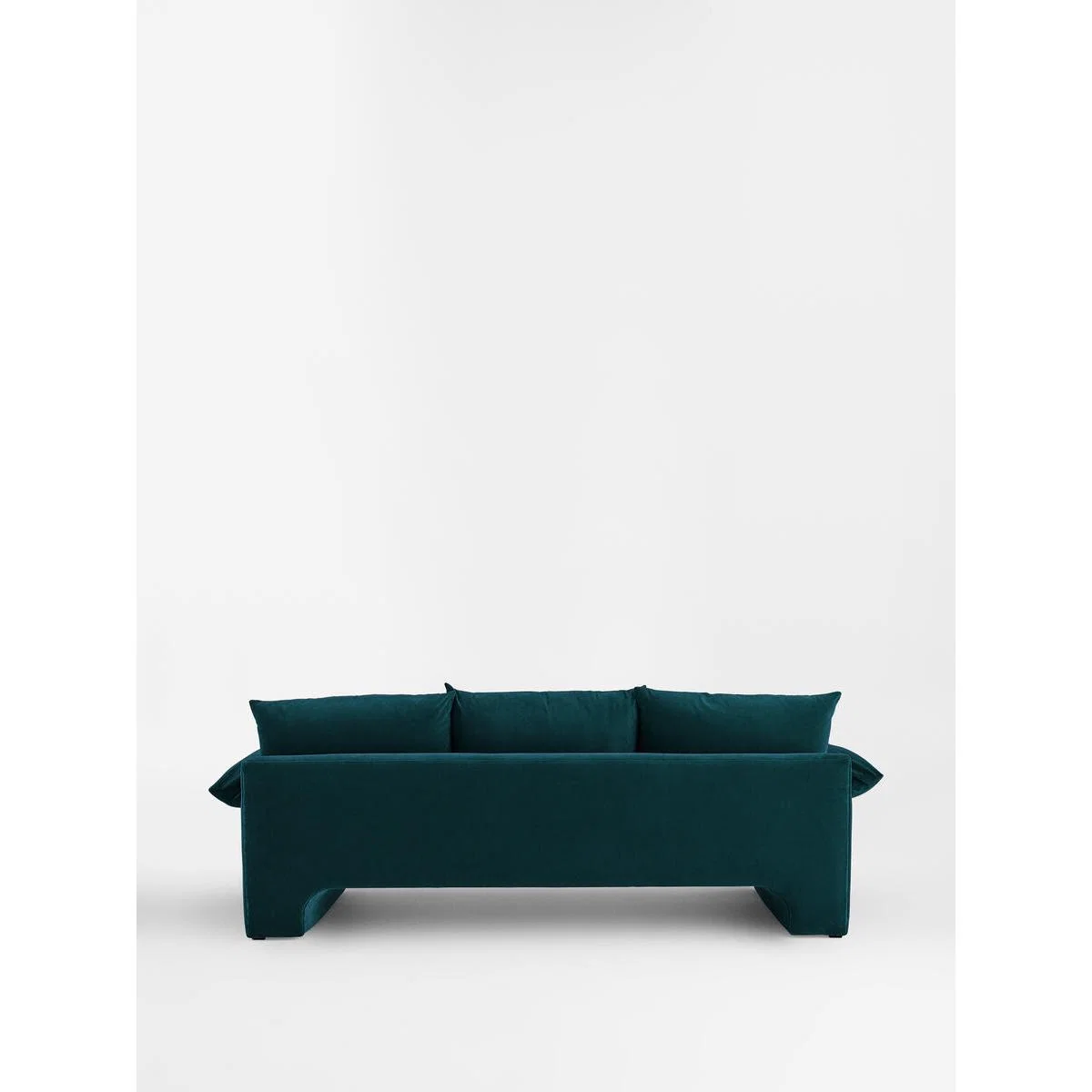 Wyatt 3-Seater Sofa, Velvet Teal – image 4