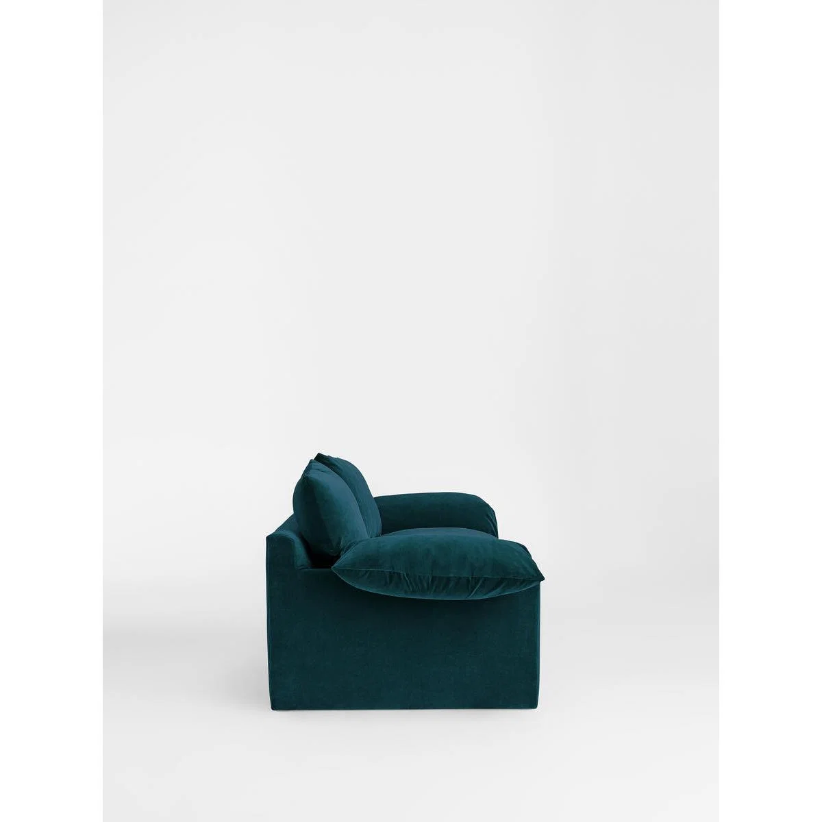 Wyatt 3-Seater Sofa, Velvet Teal – image 7