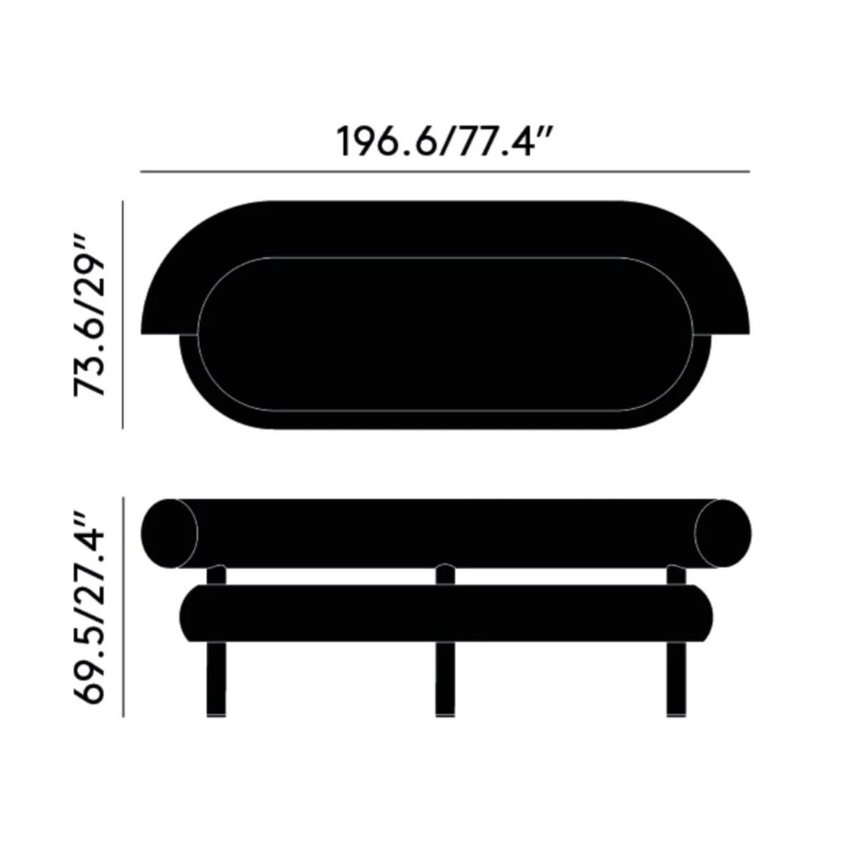 Tom Dixon - Fat 3 Seater Sofa KV HA 0130 – image 3
