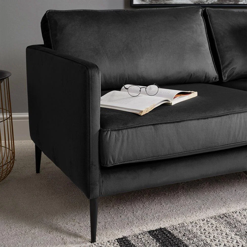 Henry 3 Seater - Mercury Velvet – image 3