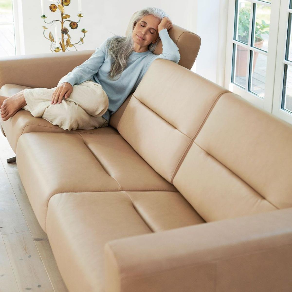 Stressless Stella 3 Seater Sofa Stella 3 Seater Sofa - Pioneer Leather – image 2
