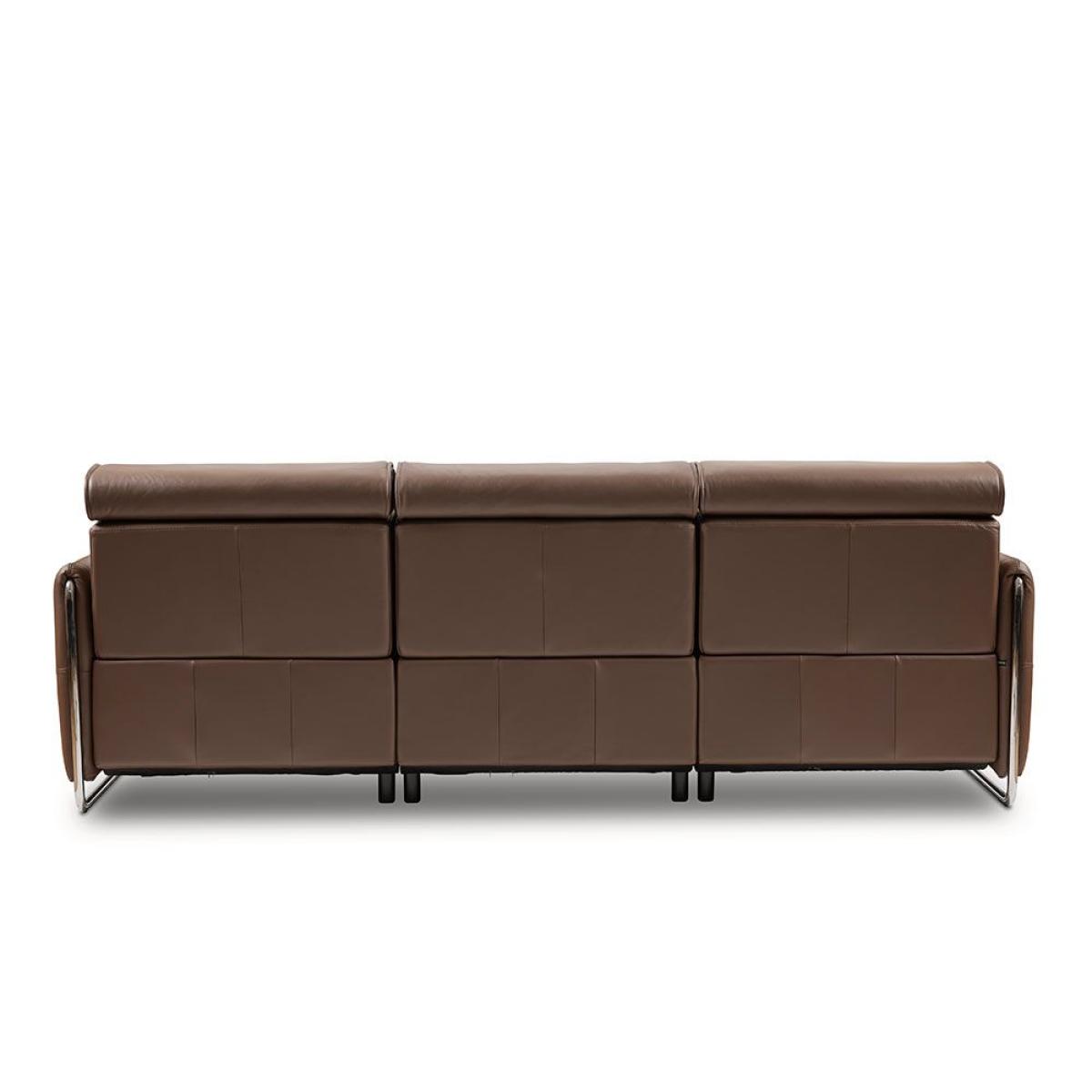 Stressless Emily 3 Seater Sofa - Steel Arms Emily 3 Seat Sofa Steel Arm - Pioneer Leather – image 5