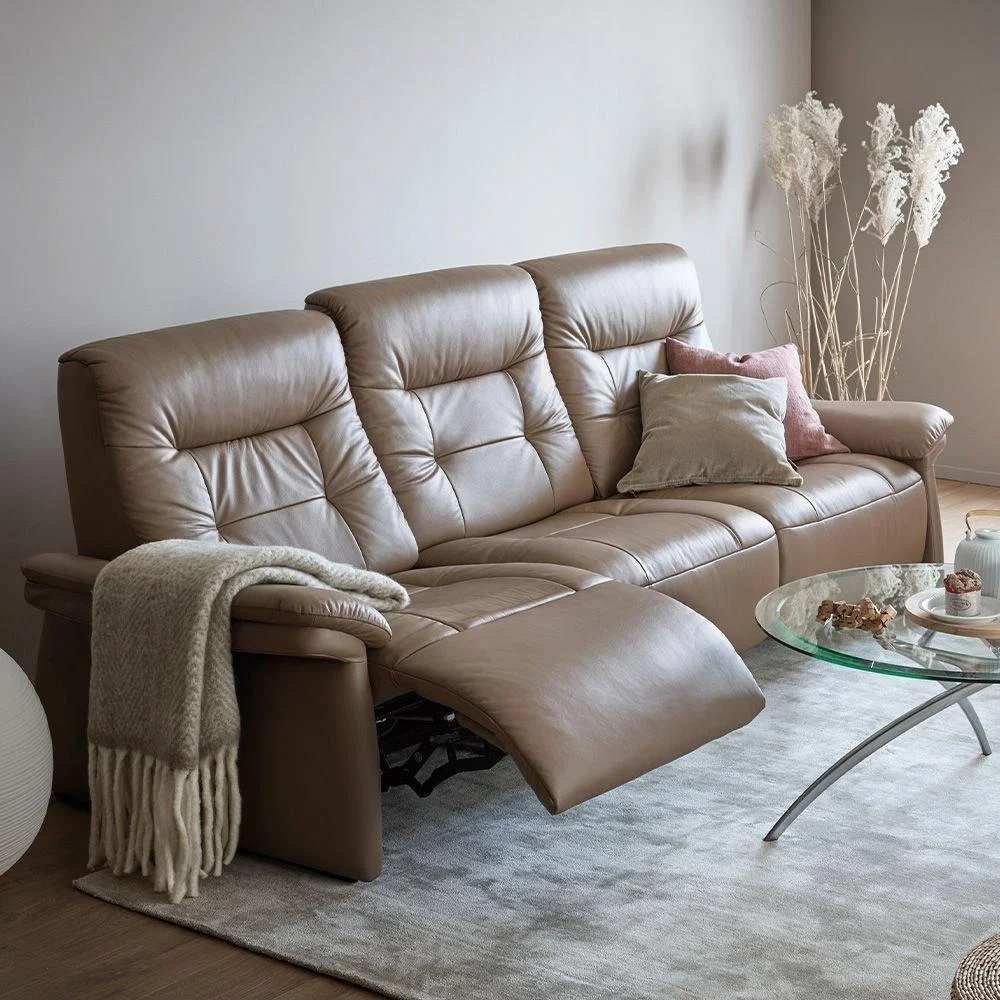 Stressless Mary 3 Seater Sofa - Upholstered Arms - Stressless Mary 3 Seater Sofa Upholstered Arm in Fabric – image 2