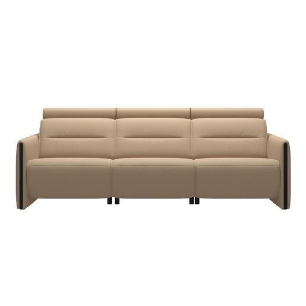Stressless Emily 3 Seater Sofa - Wood Arms - Stressless Emily 3 Seat Sofa Wood Arm in Fabric – image 2