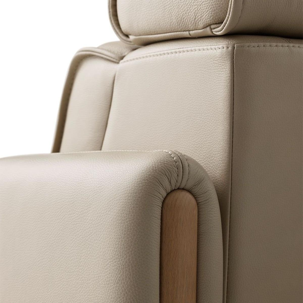Stressless Emily 3 Seater Sofa - Wood Arms - Stressless Emily 3 Seat Sofa Wood Arm in Fabric – image 4