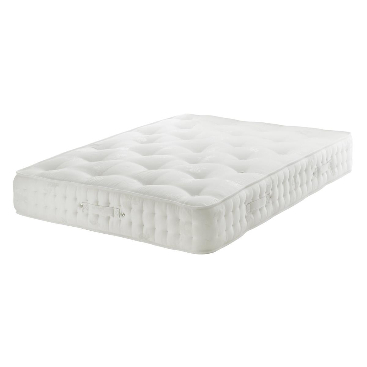Signature Soft Damask 1800 Pocket Mattress White – image 2