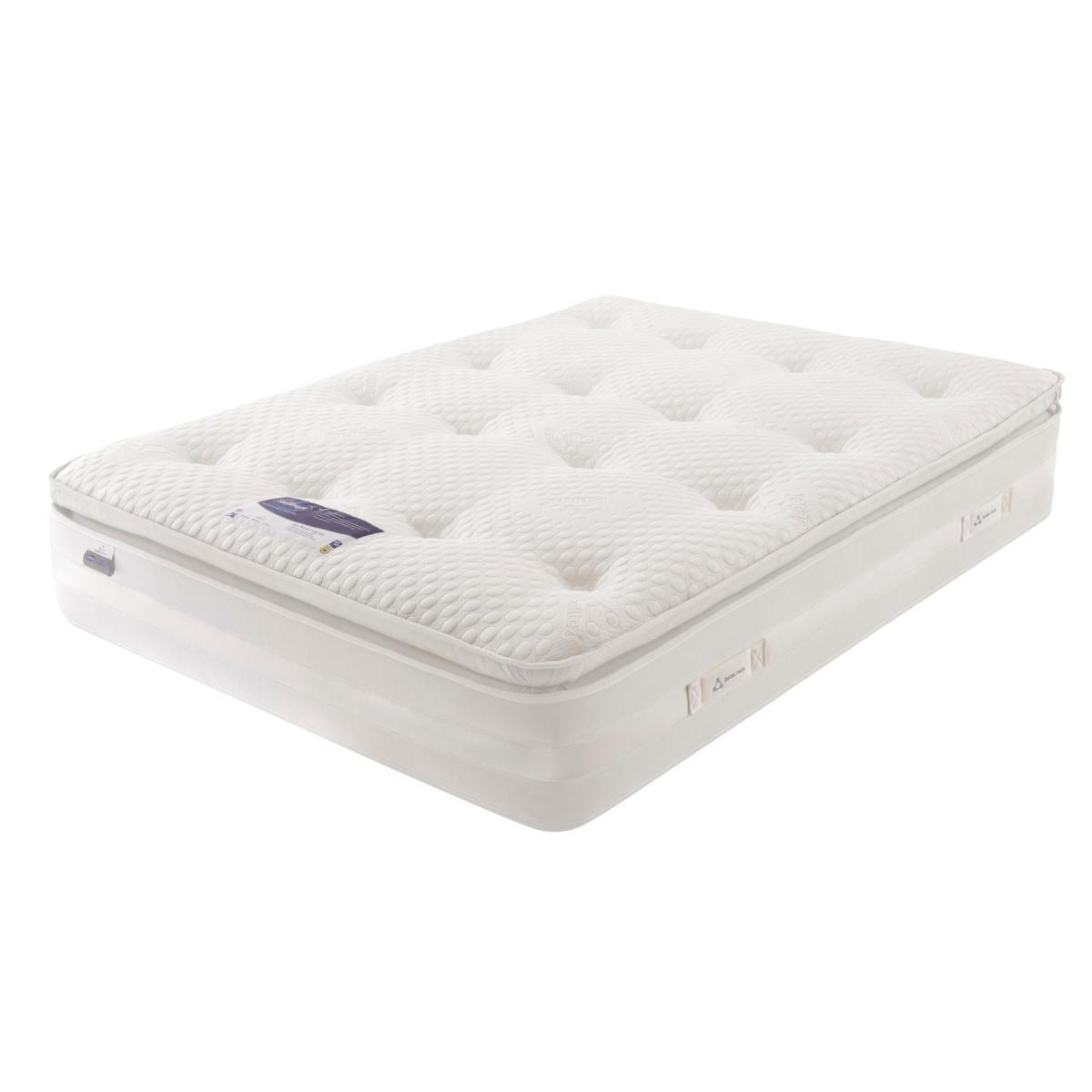Silentnight Soft Medium 2000 Pocket Geltex Pillowtop Mattress White – image 3