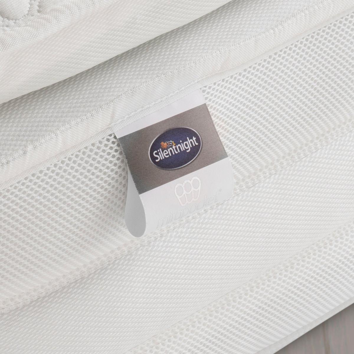 Silentnight Soft Medium 2000 Pocket Geltex Pillowtop Mattress White – image 7