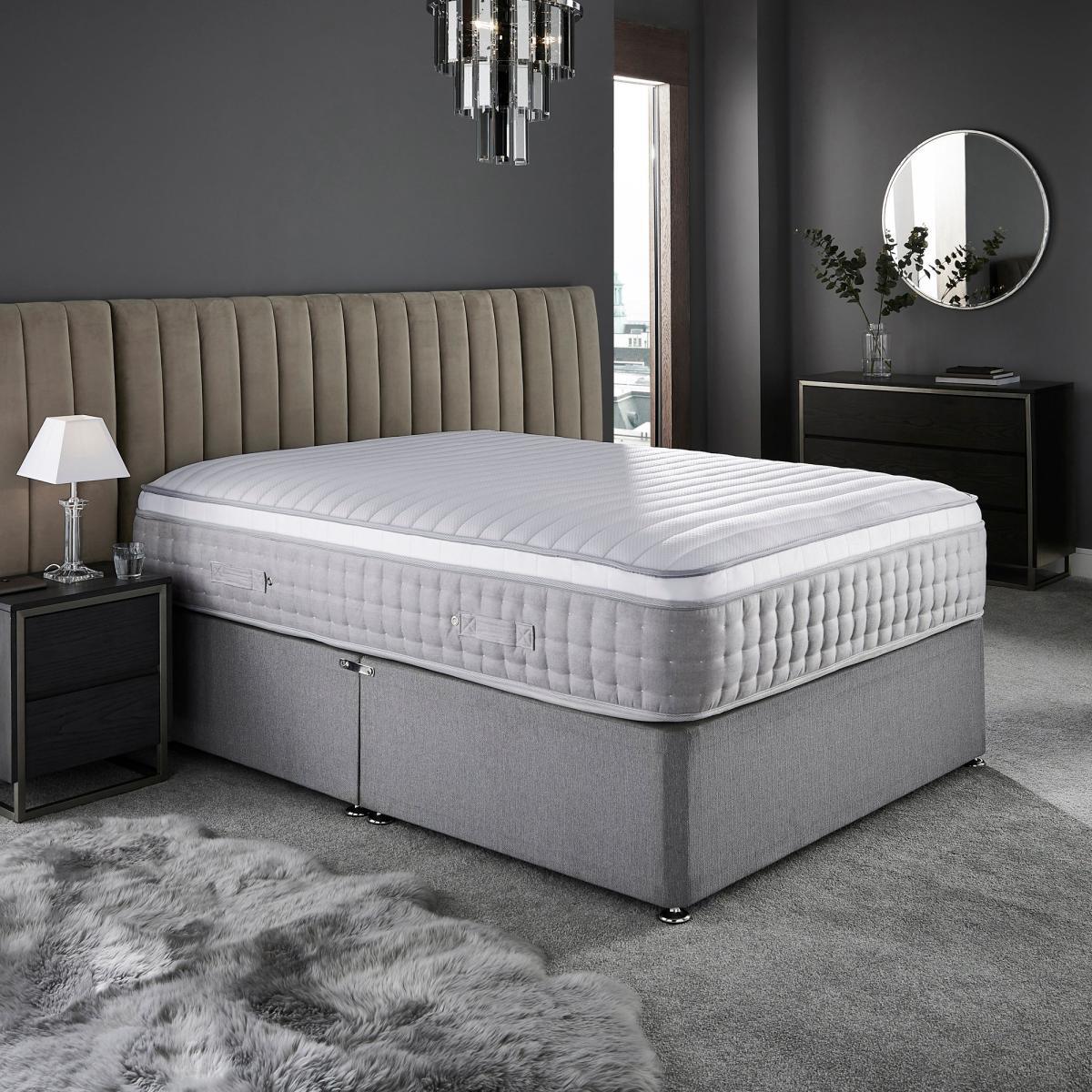 Hotel Gel Pillow Top 3500 Pocket Sprung Mattress White – image 2