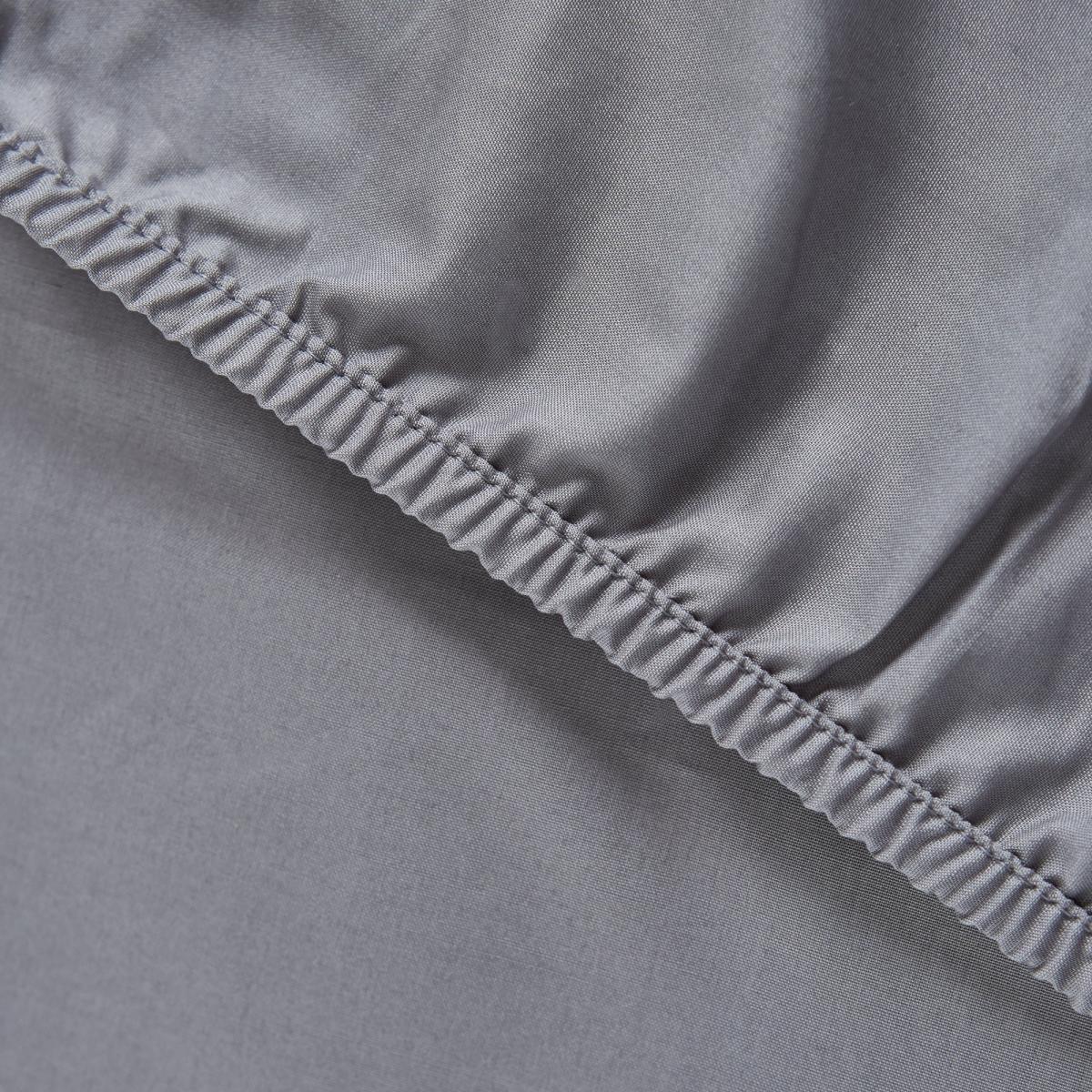 Easycare Cotton 180 Thread Count Fitted Sheet Dove (Grey) – image 3