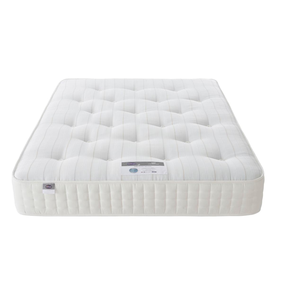 Silentnight 1400 Pocket Sprung Natural Mattress White – image 4