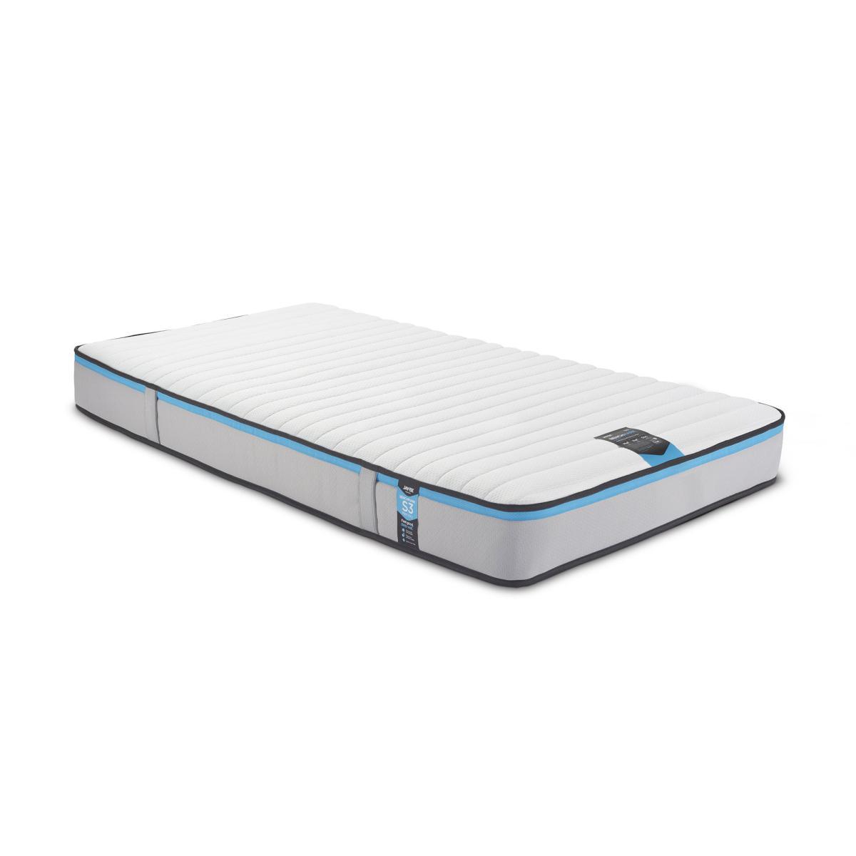 Jay-Be Benchmark S3 Medium Memory Fibre Sprung Mattress White – image 3