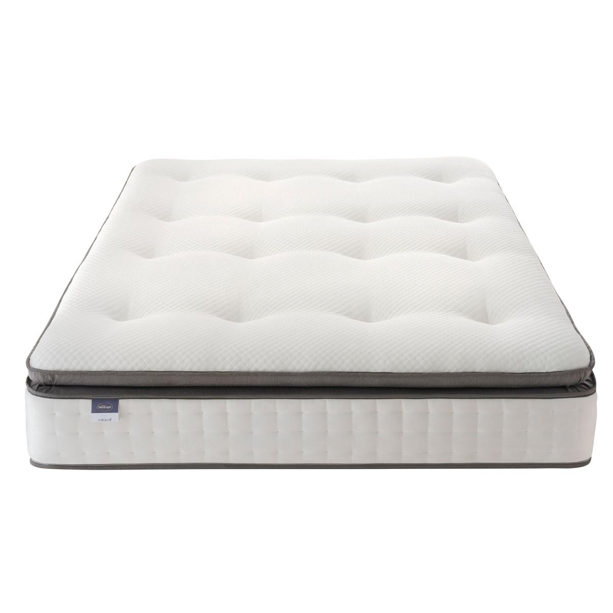 Silentnight Geltex Miracoil Pillow Top Mattress White – image 3