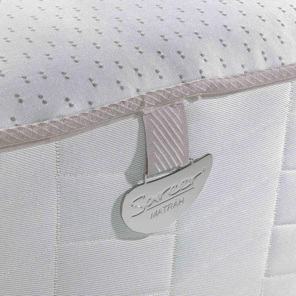 Pocketo Medium Firm 1000 Cool Blue Memory Foam Mattress White – image 5