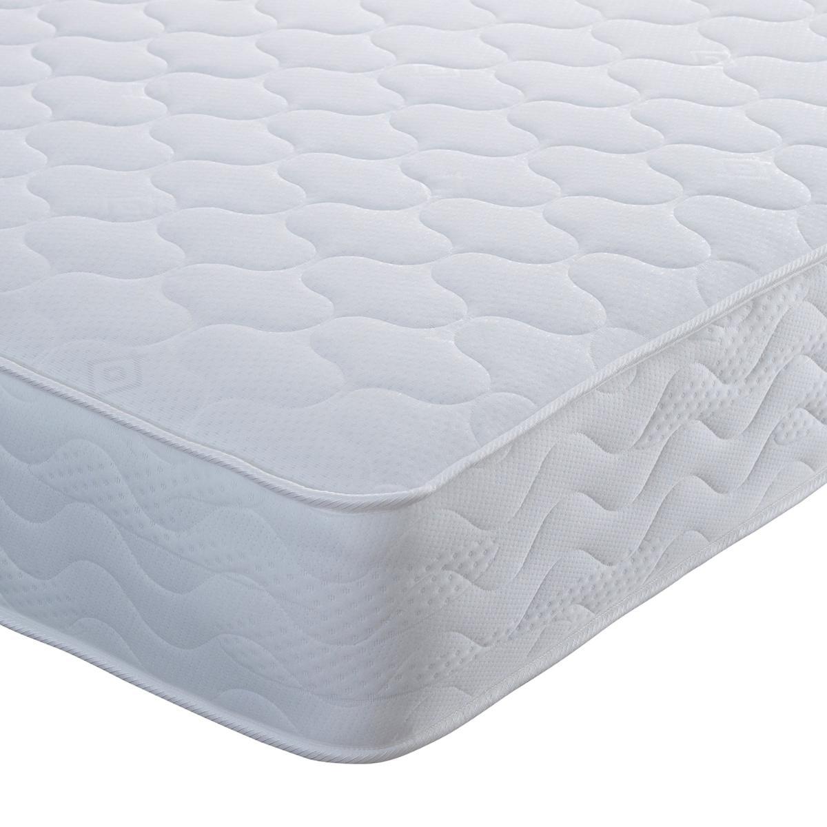 Tuscany Medium Coil Sprung Mattress White – image 2