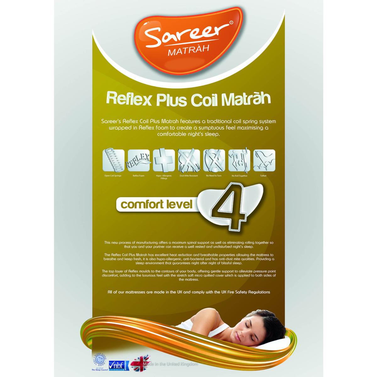 Matrah Reflex Plus Coil Mattress White – image 5
