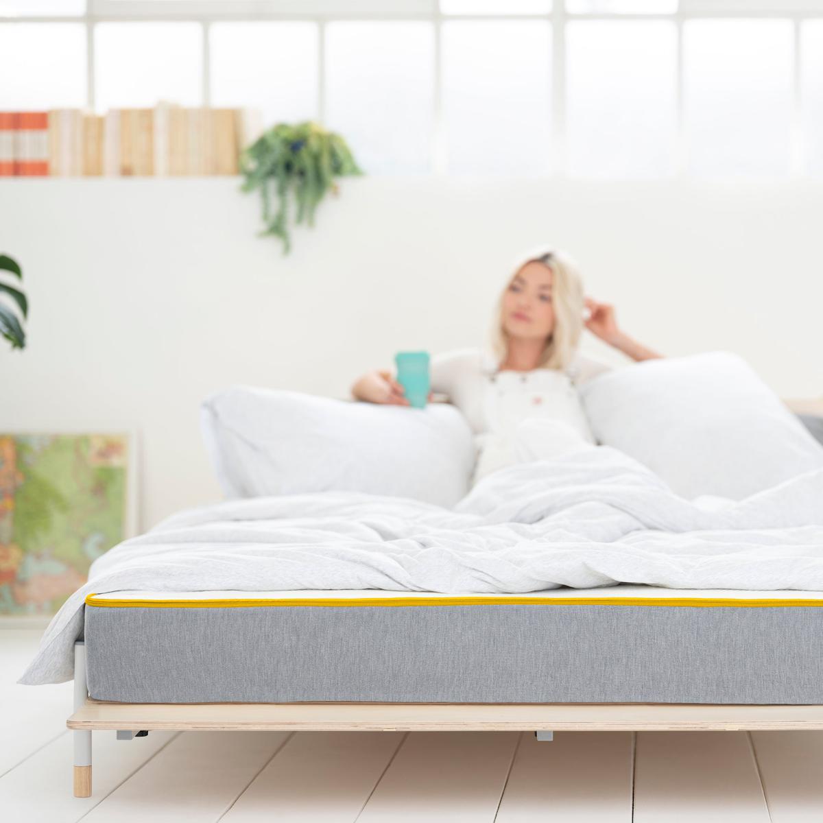 Eve Medium Firm Hybrid Mattress Grey – image 2