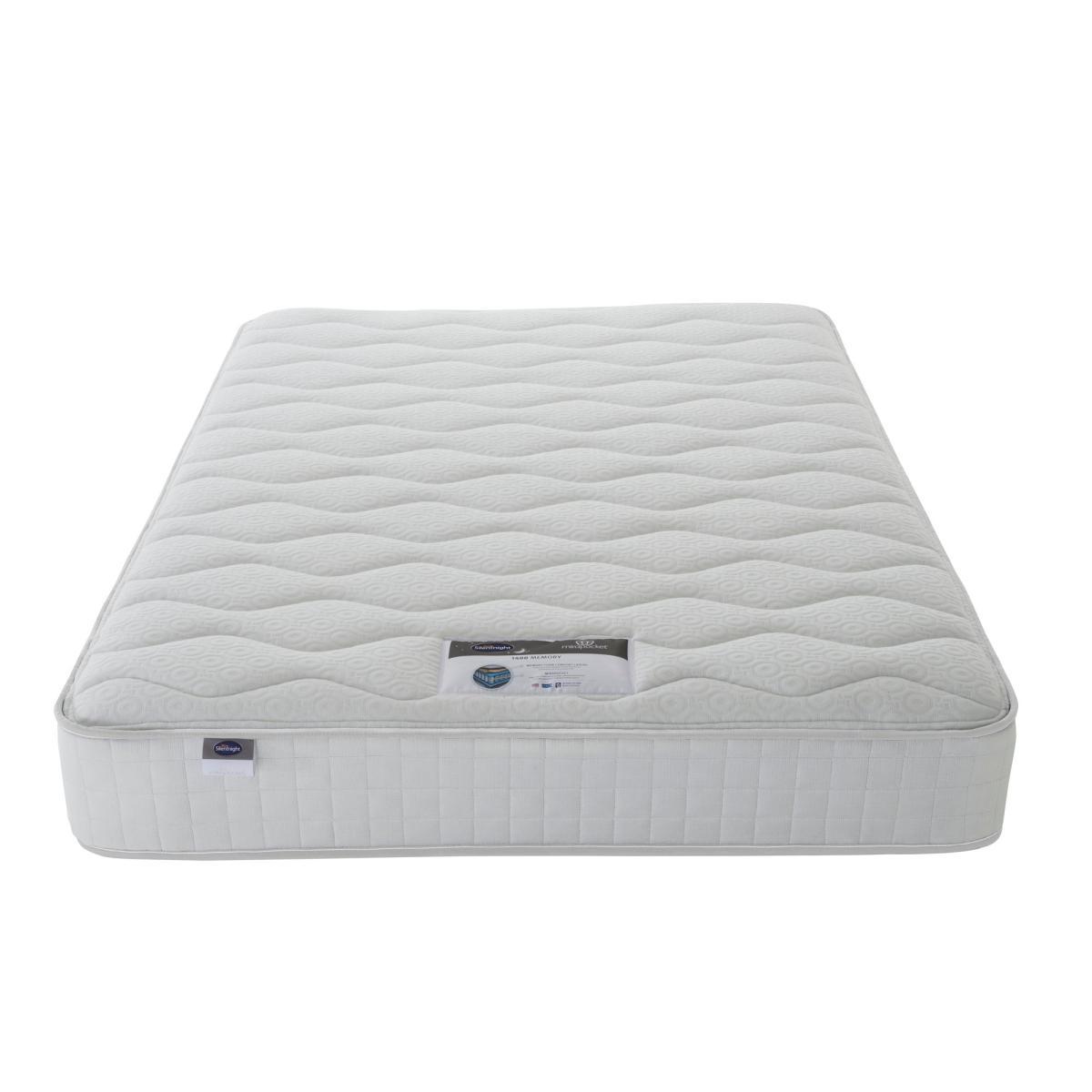 Silentnight Medium 1400 Pocket Memory Mattress White – image 3