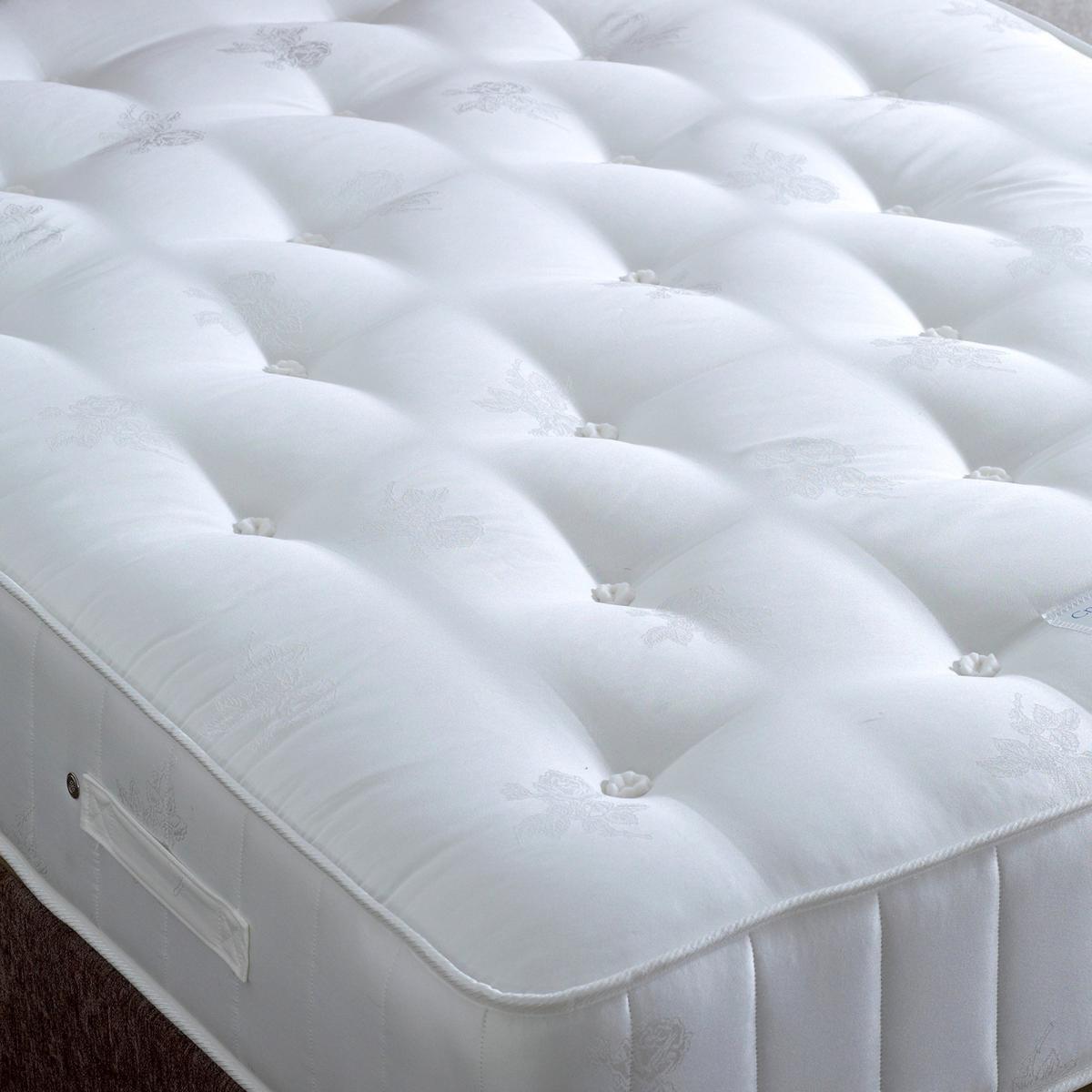 Bedmaster Medium Signature Crystal 1400 Tufted Mattress White – image 3