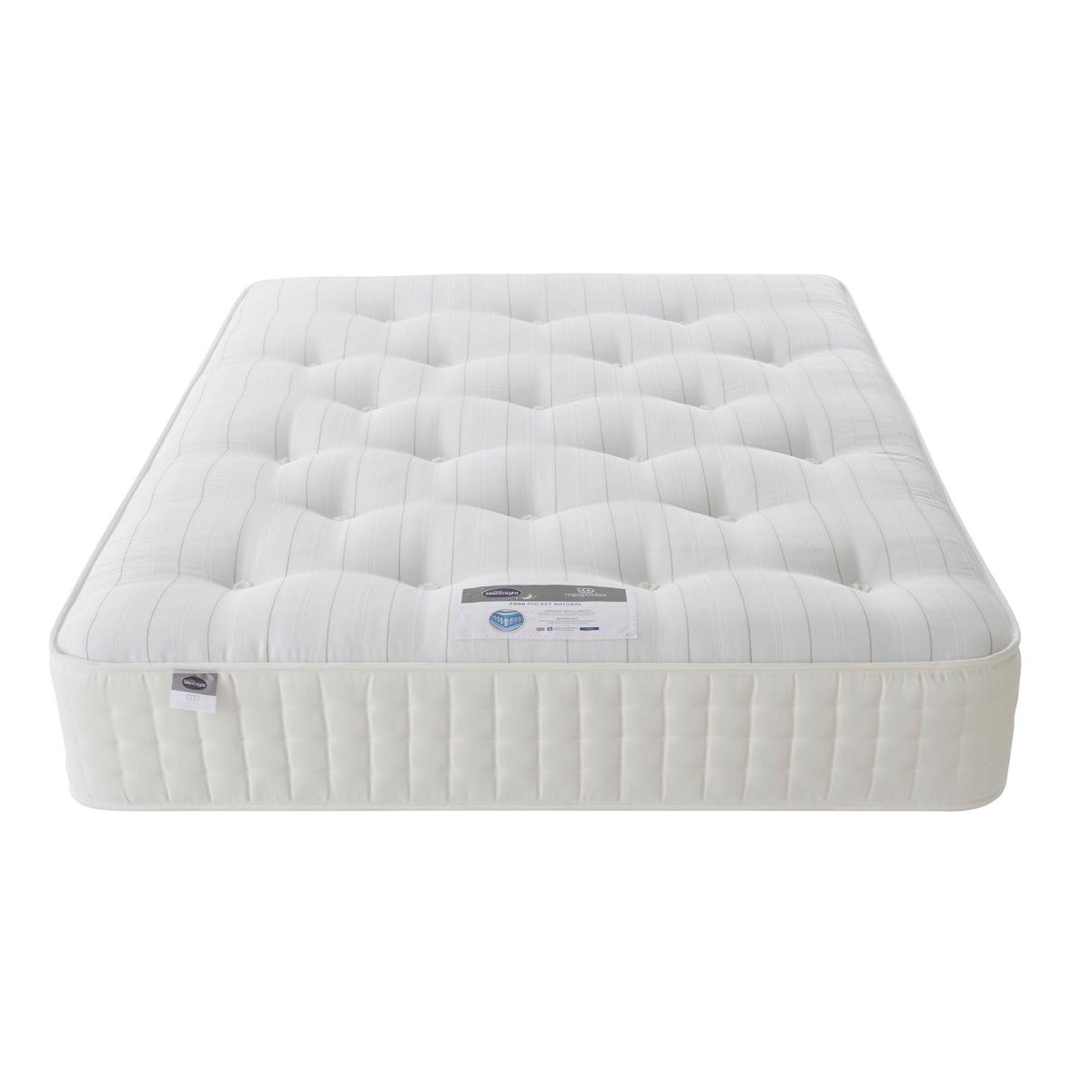 Silentnight 2000 Pocket Sprung Natural Mattress White – image 4