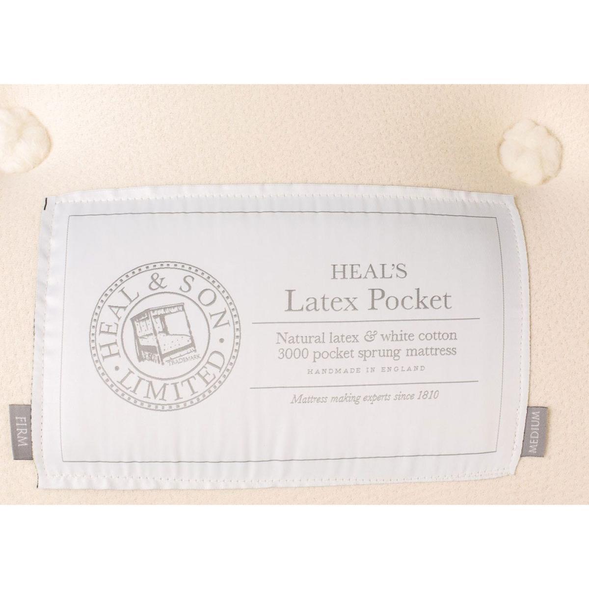 Heal's Latex Pocket 3000 Mattress Emperor Medium Tension - Heal's UK Bedroom Furniture – image 3