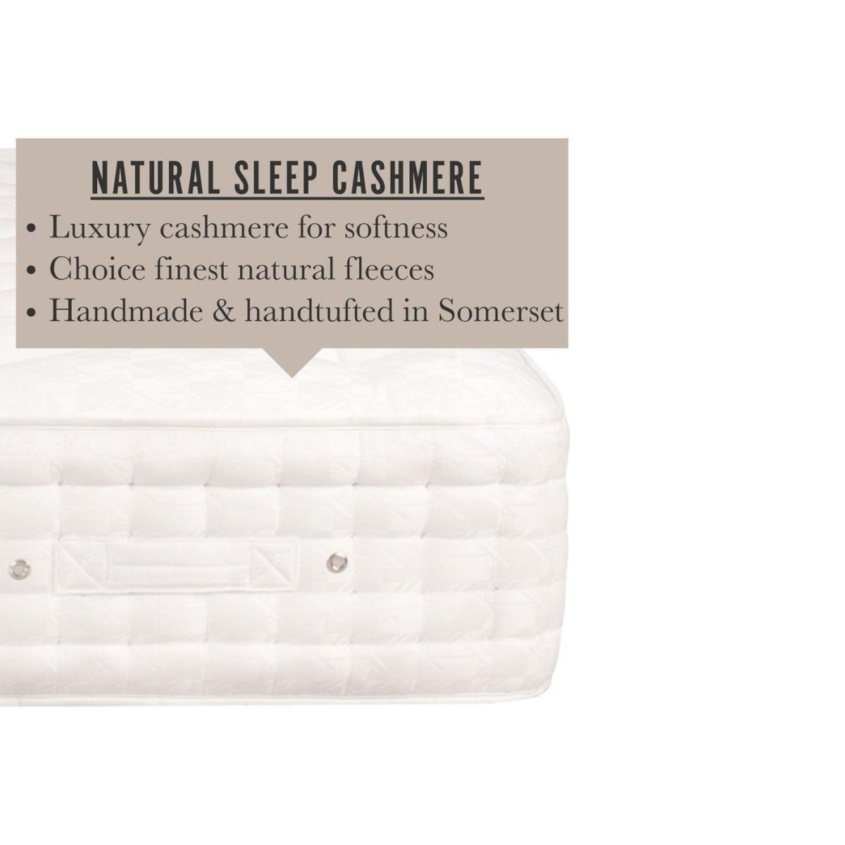 Heal's Natural Sleep Cashmere Mattress Double Medium Tension - Heal's UK Bedroom Furniture – image 4