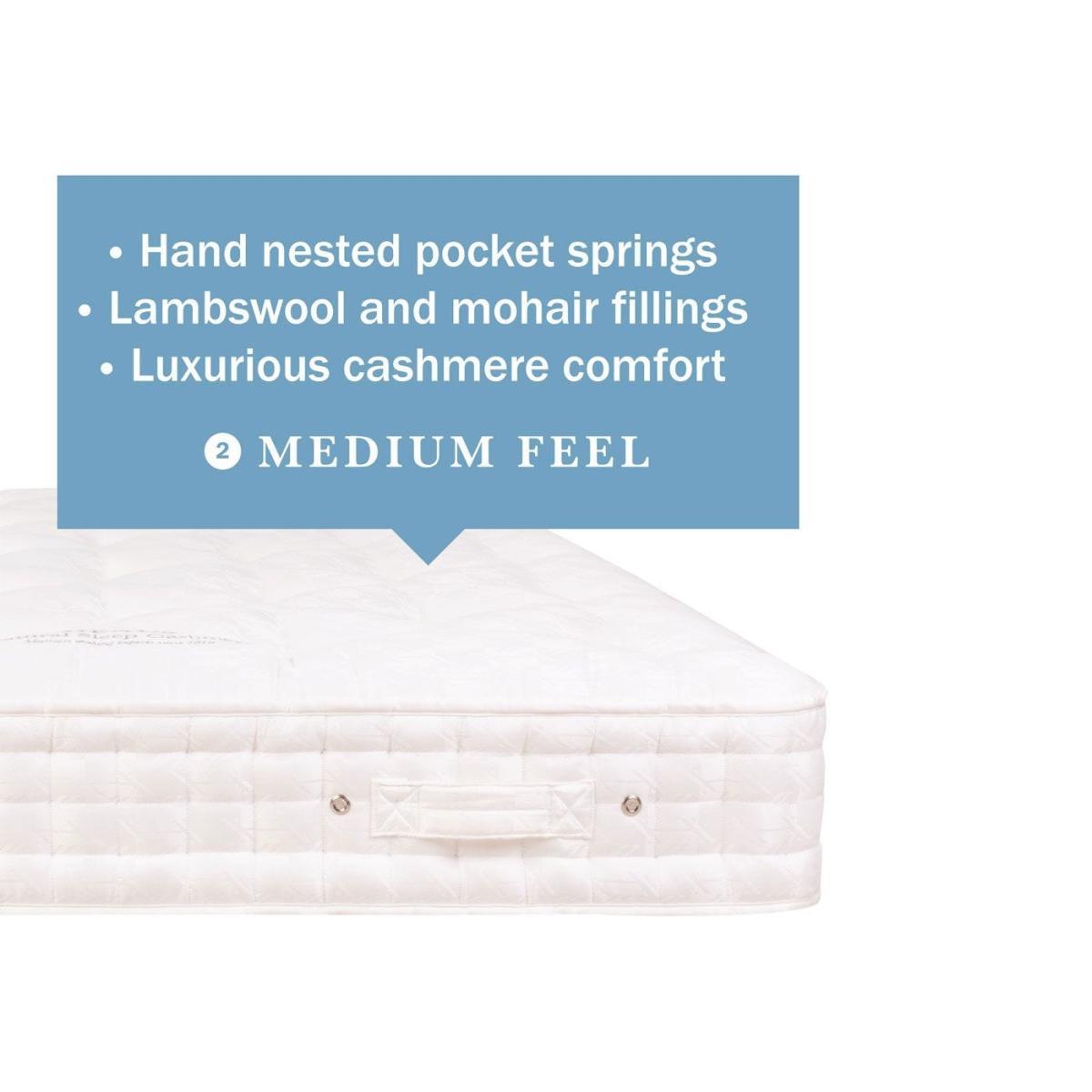 Heal's Natural Sleep Cashmere Mattress Double Medium Tension - Heal's UK Bedroom Furniture – image 5