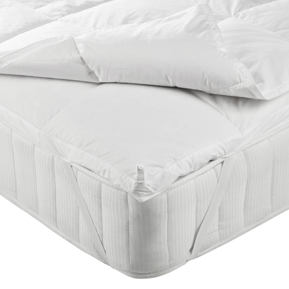 John Lewis & Partners Natural Goose Feather and Down 5cm Deep Mattress Topper – image 3