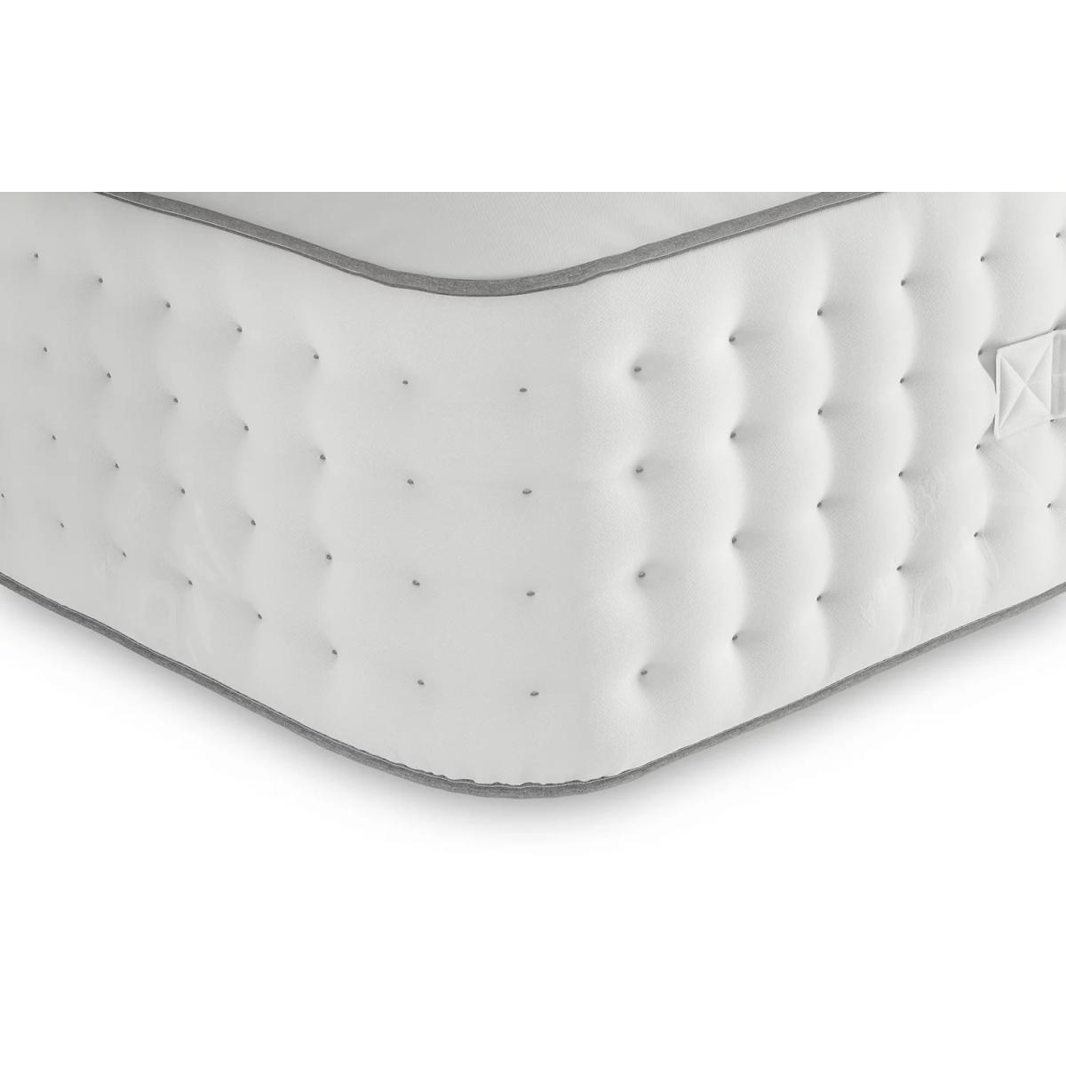 M&S Natural Wool 2000 Pocket Sprung Medium Mattress - 6FT - White, White – image 2