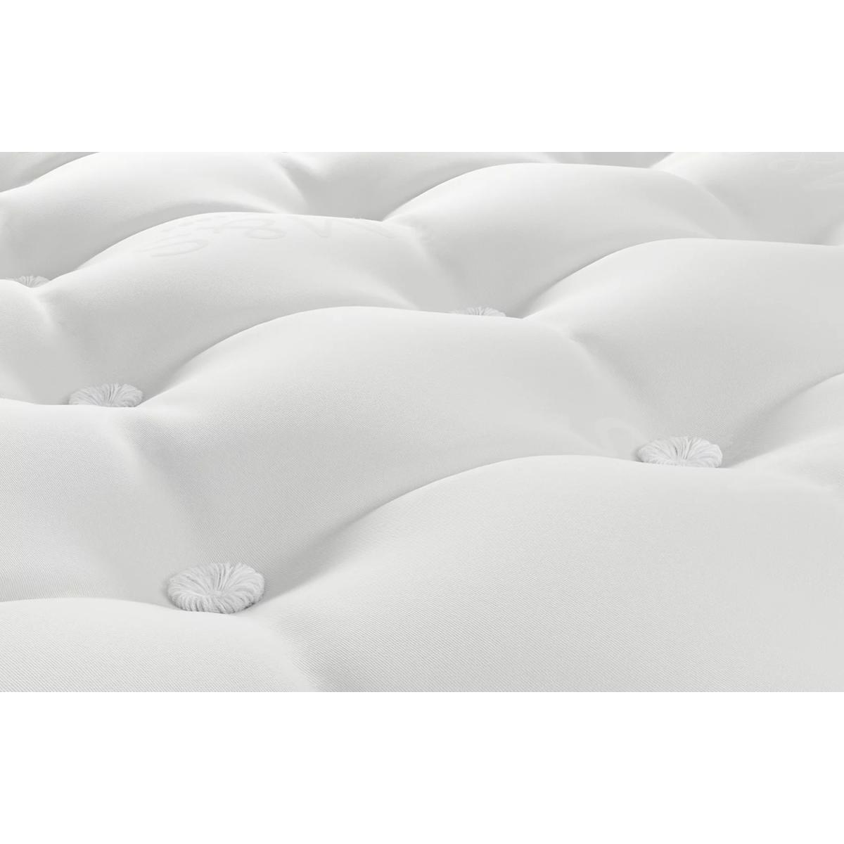 M&S Natural Wool 2000 Pocket Sprung Medium Mattress - 6FT - White, White – image 4