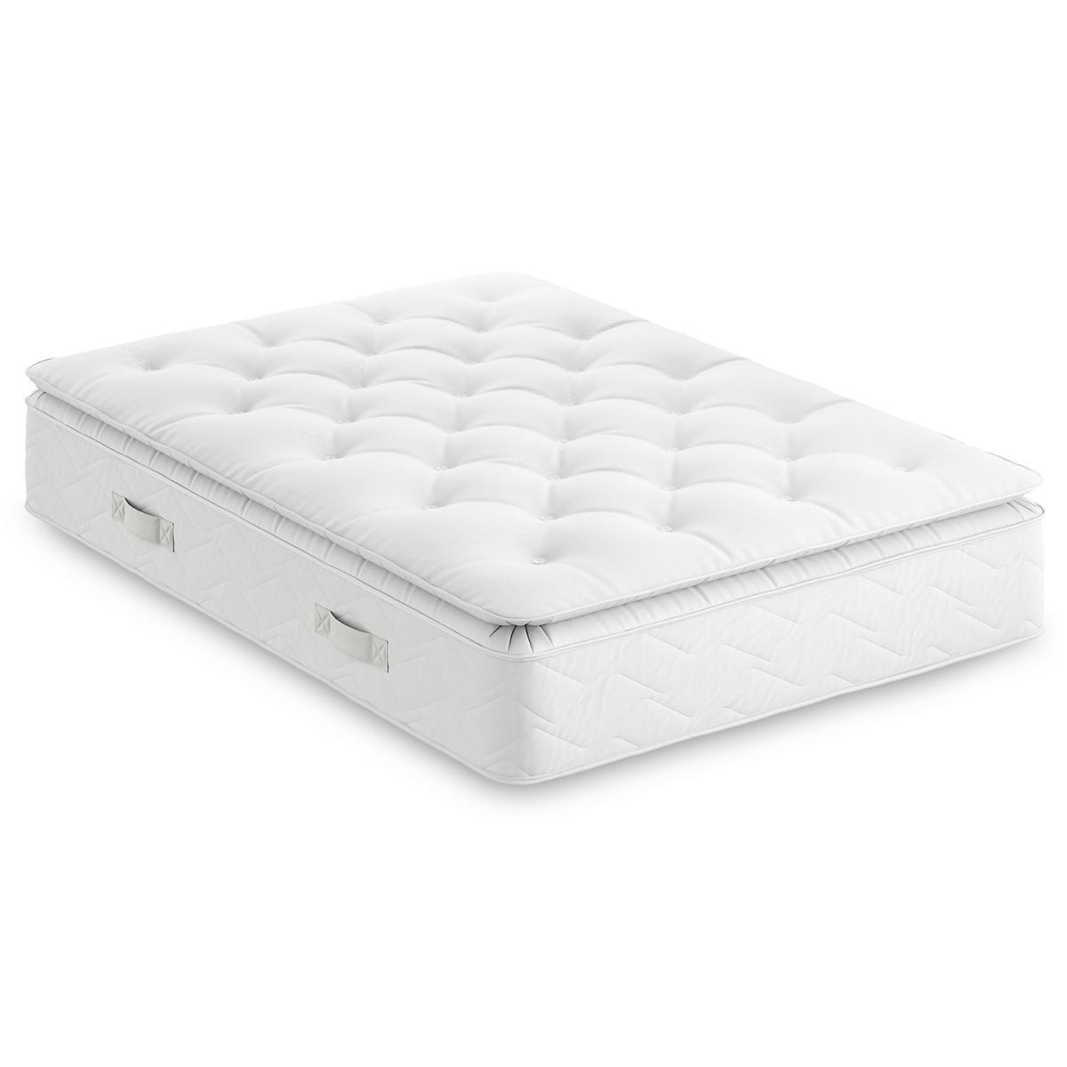 M&S 1050 Pocket Sprung Medium Pillowtop Mattress - 5FT - White, White – image 3